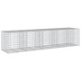 Cesta de gaviones con cubierta hierro galvanizado 450x100x100cm by , Pots and planters - Ref: Foro24-3295197, Price: 255,47 €...