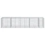 Cesta de gaviones con cubierta hierro galvanizado 450x100x100cm by , Pots and planters - Ref: Foro24-3295197, Price: 260,82 €...