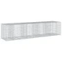 Cesta de gaviones con cubierta hierro galvanizado 450x100x100cm by , Pots and planters - Ref: Foro24-3295197, Price: 260,82 €...