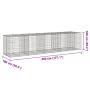 Cesta de gaviones con cubierta hierro galvanizado 450x100x100cm by , Pots and planters - Ref: Foro24-3295197, Price: 255,47 €...