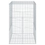 Gabionenkorb mit verzinktem Eisenüberdachung 100x100x150 cm von , Töpfe und Pflanzgefäße - Ref: Foro24-3295213, Preis: 86,01 ...