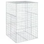 Cesta gaviones con cubierta hierro galvanizado 100x100x150 cm de , Maceteros y jardineras - Ref: Foro24-3295213, Precio: 84,3...