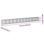 Cesta gaviones con cubierta hierro galvanizado 1150x100x100 cm by , Pots and planters - Ref: Foro24-3295211, Price: 634,17 €,...