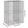 Gabionenkorb mit verzinktem Eisenüberdachung 150x100x200cm von , Töpfe und Pflanzgefäße - Ref: Foro24-3295226, Preis: 163,64 ...