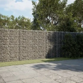Cesta gaviones con cubierta hierro galvanizado 1100x100x200 cm by , Pots and planters - Ref: Foro24-3295245, Price: 932,35 €,...