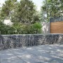 Cesta de gaviones con cubierta hierro galvanizado 300x50x50 cm by , Pots and planters - Ref: Foro24-3295134, Price: 89,84 €, ...