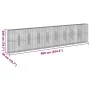 Cesta de gaviones con cubierta hierro galvanizado 900x50x200 cm by , Pots and planters - Ref: Foro24-3295174, Price: 563,40 €...