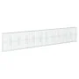 Gabionenkorb mit verzinktem Eisenüberdachung 1100x50x200cm. von , Töpfe und Pflanzgefäße - Ref: Foro24-3295176, Preis: 653,91...