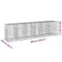 Gabionenkorb mit verzinkter Eisendeckung 600x100x150cm von , Töpfe und Pflanzgefäße - Ref: Foro24-3295218, Preis: 477,04 €, R...