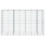 Cesta de gaviones con cubierta hierro galvanizado 350x100x200cm by , Pots and planters - Ref: Foro24-3295230, Price: 329,94 €...