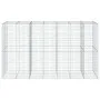 Cesta de gaviones con cubierta hierro galvanizado 350x100x200cm de , Maceteros y jardineras - Ref: Foro24-3295230, Precio: 33...