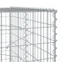 Cesta de gaviones con cubierta hierro galvanizado 350x100x200cm de , Maceteros y jardineras - Ref: Foro24-3295230, Precio: 33...