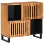 Aparador de madera maciza de acacia 80x34x75 cm de , Taquillas y armarios de almacenamiento - Ref: Foro24-377570, Precio: 127...