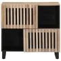 Aparador de madera maciza de mango 80x34x75 cm de , Taquillas y armarios de almacenamiento - Ref: Foro24-377572, Precio: 92,0...