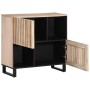 Massiver Mangoholz-Sideboard 80x34x75 cm von , Schließfächer und Lagerschränke - Ref: Foro24-377572, Preis: 92,79 €, Rabatt: %