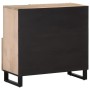 Massiver Mangoholz-Sideboard 80x34x75 cm von , Schließfächer und Lagerschränke - Ref: Foro24-377572, Preis: 92,79 €, Rabatt: %