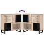 Massiver Mangoholz-Sideboard 80x34x75 cm von , Schließfächer und Lagerschränke - Ref: Foro24-377572, Preis: 92,79 €, Rabatt: %