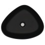 Lavabo triángular cerámica negro 50,5x41x12 cm by , Sinks - Ref: Foro24-142740, Price: 70,66 €, Discount: %