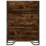 Estantería madera de ingeniería roble ahumado 80x31x106 cm de , Librerías y estanterías - Ref: Foro24-848626, Precio: 57,89 €...
