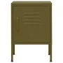 Mesitas de noche 2 uds verde oliva acero 35x35x51 cm de , Mesitas de noche - Ref: Foro24-3095205, Precio: 129,22 €, Descuento: %