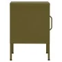 Mesitas de noche 2 uds verde oliva acero 35x35x51 cm de , Mesitas de noche - Ref: Foro24-3095205, Precio: 129,22 €, Descuento: %