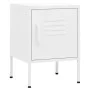 Mesitas de noche 2 uds blanco acero 35x35x51 cm de , Mesitas de noche - Ref: Foro24-3095213, Precio: 130,27 €, Descuento: %