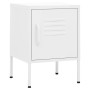 Nachttische 2 Stück weiß Stahl 35x35x51 cm von , Nachttische - Ref: Foro24-3095213, Preis: 132,33 €, Rabatt: %