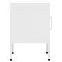 Mesitas de noche 2 uds blanco acero 35x35x51 cm de , Mesitas de noche - Ref: Foro24-3095213, Precio: 130,27 €, Descuento: %