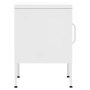 Nachttische 2 Stück weiß Stahl 35x35x51 cm von , Nachttische - Ref: Foro24-3095213, Preis: 132,33 €, Rabatt: %