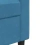 Zweiteiliges Sofaset mit blauen Samtkissen. von , Sofas - Ref: Foro24-3278420, Preis: 582,19 €, Rabatt: %