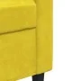 Set of sofas with 2 pieces of yellow velvet cushions by , Sofas - Ref: Foro24-3278417, Price: 534,44 €, Discount: %