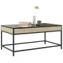 Coffee table with Infinity LED Sonoma oak 90x50x41 cm by , Coffee table - Ref: Foro24-847688, Price: 97,28 €, Discount: %