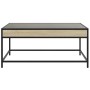 Coffee table with Infinity LED Sonoma oak 90x50x41 cm by , Coffee table - Ref: Foro24-847688, Price: 98,43 €, Discount: %