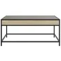 Coffee table with Infinity LED Sonoma oak 90x50x41 cm by , Coffee table - Ref: Foro24-847688, Price: 97,28 €, Discount: %