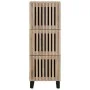 Massiver hoher Mangoholz-Sideboard 40x34x110 cm von , CD- und DVD-Speicher - Ref: Foro24-377582, Preis: 133,28 €, Rabatt: %