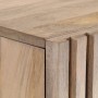 Solid mango wood tall sideboard 40x34x110 cm by , CD and DVD storage - Ref: Foro24-377582, Price: 135,44 €, Discount: %