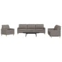 3-piece sofa set in gray taupe fabric by , Sofas - Ref: Foro24-3278294, Price: 679,23 €, Discount: %