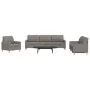 Dreiteiliges Sofaset in grau-taupefarbenem Stoff. von , Sofas - Ref: Foro24-3278294, Preis: 667,47 €, Rabatt: %
