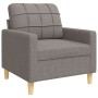 3-piece sofa set in gray taupe fabric by , Sofas - Ref: Foro24-3278294, Price: 679,23 €, Discount: %