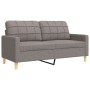 3-piece sofa set in gray taupe fabric by , Sofas - Ref: Foro24-3278294, Price: 679,23 €, Discount: %