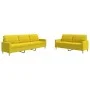 Zweiteiliges Sofaset aus hellem gelben Stoff. von , Sofas - Ref: Foro24-3278324, Preis: 473,33 €, Rabatt: %