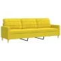 Zweiteiliges Sofaset aus hellem gelben Stoff. von , Sofas - Ref: Foro24-3278324, Preis: 473,33 €, Rabatt: %