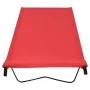 Campingbetten 2 Stück Oxford-Stoff und roter Stahl 180x60x19 cm von vidaXL, Kinderbetten - Ref: Foro24-312485, Preis: 61,18 €...