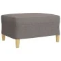 4-piece sofa set with ottoman and taupe fabric cushions by , Sofas - Ref: Foro24-3278318, Price: 760,00 €, Discount: %