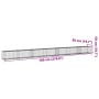 Gabion basket with galvanized iron cover 700x50x50 cm by , Pots and planters - Ref: Foro24-3295138, Price: 173,10 €, Discount: %