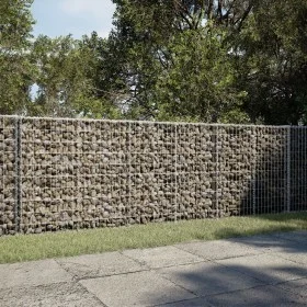 Gabionenkorb mit verzinktem Eisenüberdachung 300x50x100 cm. von , Töpfe und Pflanzgefäße - Ref: Foro24-3295144, Preis: 131,74...