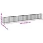 Gabion basket with galvanized iron cover 900x50x100 cm by , Pots and planters - Ref: Foro24-3295150, Price: 323,88 €, Discoun...