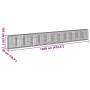Gabionenkorb mit verzinktem Eisenüberdachung 1200x50x150cm. von , Töpfe und Pflanzgefäße - Ref: Foro24-3295165, Preis: 591,52...