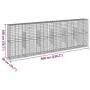 Gabion basket with galvanized iron cover 600x50x200 cm by , Pots and planters - Ref: Foro24-3295171, Price: 417,89 €, Discoun...