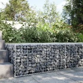Gabionenkorb mit verzinktem Eisenüberdachung 100x100x50 cm von , Töpfe und Pflanzgefäße - Ref: Foro24-3295178, Preis: 62,68 €...